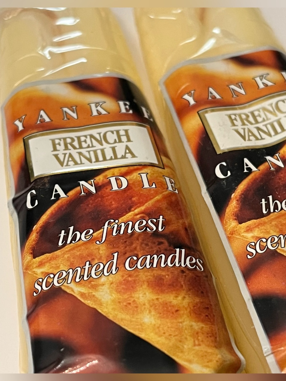 YANKEE CANDLE FRENCH VANILLA Tapers New and Sealed.